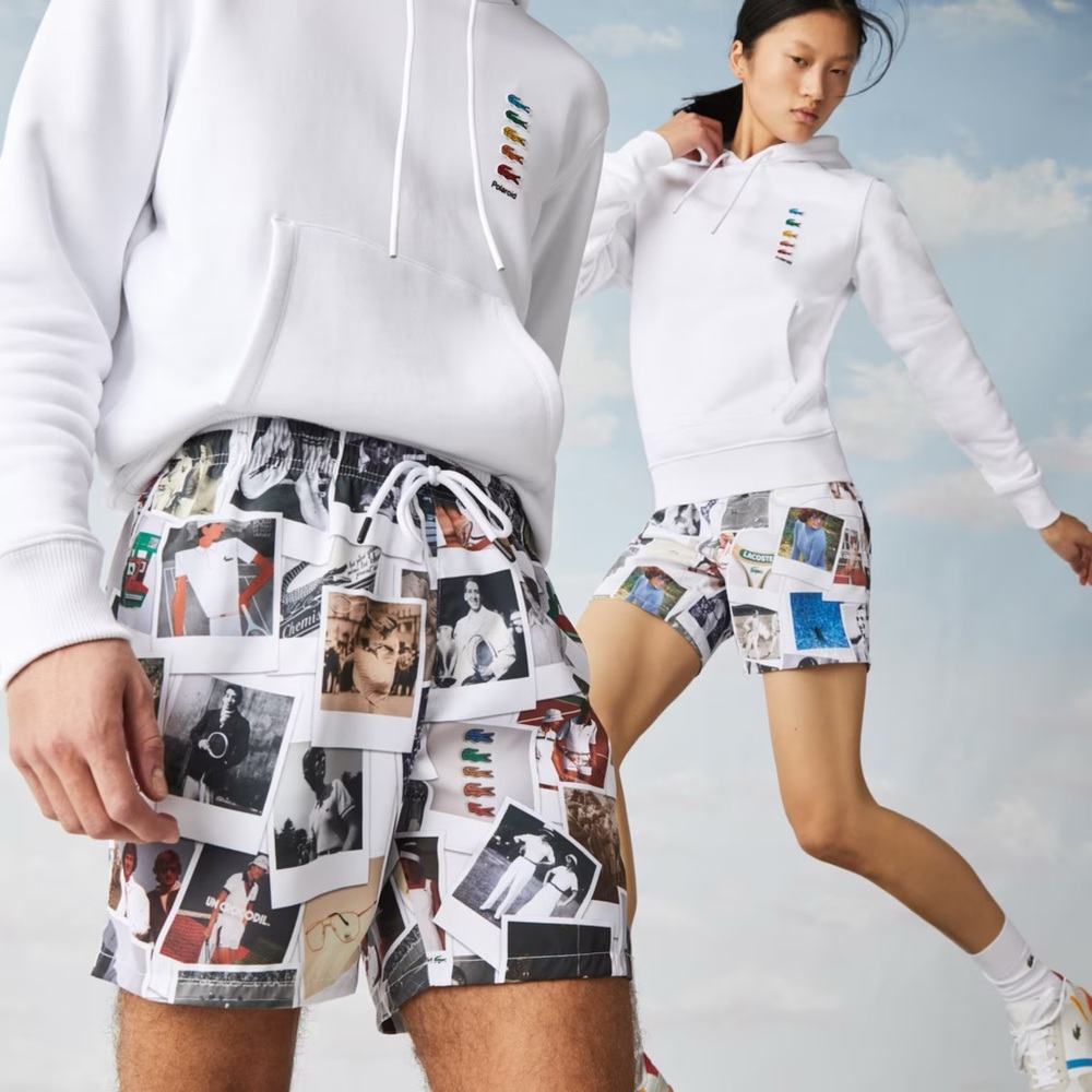 Lacoste x Polaroïd Collaboration Printed Swimming Trunks UNISEX